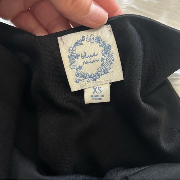 Blue Rain Black and Tan Wide Leg Animal Print Belted Jumpsuit Size XS - Picture 6 of 7